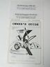 102-655-000 102-658-000 Duerr Owners Manual For Hp Models