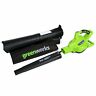 24312 Greenworks Mph Brushless Cordless Leaf Tool Only 841821011352