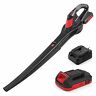 732043741588 Neodit Cordless Leaf Blower With Battery Red