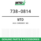 738-0814 Mtd Genuine Axle-shredder 3