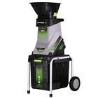 752074587191 Earthwise Wood Chipper Garden Shredder Electric Mulcher Branch