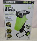 792363617147 Portland Amp Electric Portable Corded Garden Chipper Wood