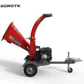 Agt-dgs1500 Agrotk 15hp Gasoline Engine Power Wood Chipper Mulcher Shredder Single Cylinder