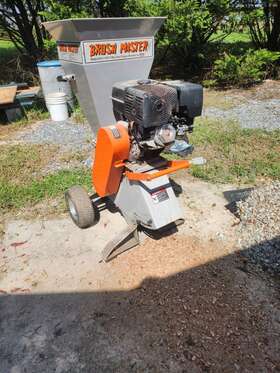 Master3 Brush Master Inch Dia Feed 11 Hp 270cc Commercial Duty Gas Chipper Shredder
