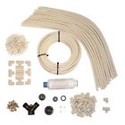 Cooling Nozzles Sunpentown 3 8 Kit W 24 Misting Flexible High Pressure Outdoor 787732967541