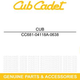681-04118a-0638 Cub Cadet Chipper Chute