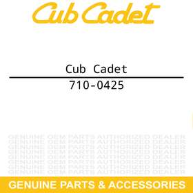 710-0425 Cub Cadet Screw #10 24 X .62 Z Gt Gse Gsx Sz Xt3 Tank 48 54 60