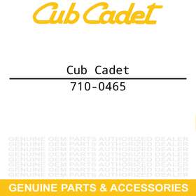 710-0465 Cub Cadet Screw 1/2 20 X 4.50 Gr5 Gt Gse Lt Gs Gsx Xt3 44 48 54 2554