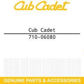 710-06080 Cub Cadet Bolt M8-1.25 X 60 Gr10.9 Tillers Ft24 Rt35 Rt45 Rt65 Vt100