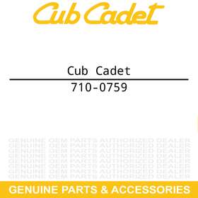 710-0759 Cub Cadet Screw 5/16 18 X .625 Gr5 Gt 40 42 Inch Tine Tiller Self Rear