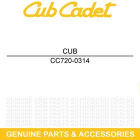 Cub Cadet 720-0314 Handle Knob S621 Pr521 P418 Walk-behind Lawn Mowers