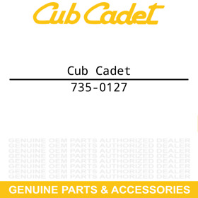 735-0127 Cub Cadet Rubber Washer 60 Tiller Self Rts50 Rt Propelled H Es E Drive