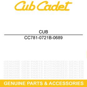 Cub Cadet 781-0721b-0689 Mtd Housing Flail Lower Polo Grn