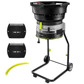 Syj01 Dekopro Electric Leaf Mulcher/shredder 13-amp 8200rpm Motor For 17 1 Reduction Ratio