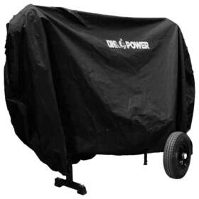 Opa101 Dk2 Power Equipment Cover Large Outdoor With Pouch Weather Wesistant Fabric Black