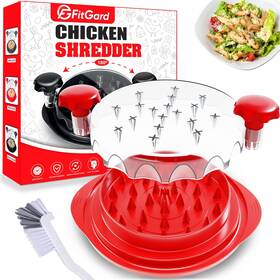 Fitgard 734071538802 Upgrade Chicken Shredder With Brush Visible Breast Tool Twi
