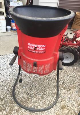 Le900b Flowtron Electric Garden Mulcher/shredder - Black/red