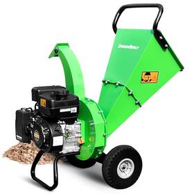 Gardenbeaut 728062598180 S3 Wood Chipper Shredder 7hp 212cc Gas Powered Heavy Duty 3 Inch Max Diame