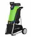 84182 Greenworks Yard Chipper Electric Mulcher Leaf Wood Lawn Cleanup 15 Amp 10035