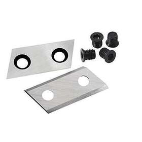Jwn 685330047118 2pcs Garden Shredder Chipper Blades Cutters With 4 Screws Nuts Kit 2 Hole