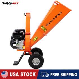 Korejetmetal W465s00130 Wood Chipper Shredder Mulcher Heavy Duty 7hp 212cc Gas Powered 3 Inch Max Capacity