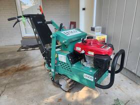 Lesco Sch180l Sod Cutter 18 Inch With Paddle Wheels Honda Gxv 160 Engine Only 1 Hour