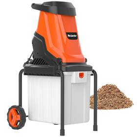 Wr3002-2500-15 Maxlander 15-amp Electric Wood Chipper Shredder Mulcher With 50l Collecting Bin 1.8-i