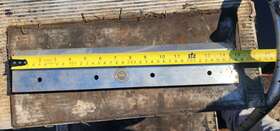39233-126 Morbark Counter Knives Set Of 4 15 Inch X 2-7/8 3/8 Part No
