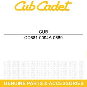 681-0094a-0689 Mtd Discharge Chute Assembly Polo Green Craftsman Cs498