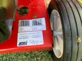 78660 Mtd Wood Chipper And Shredder. Pick Up Only Zip Code