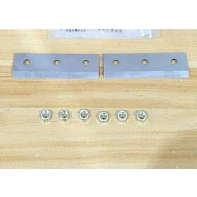 Pandaa007 294640861651 Blades Replacement Fit C40 Wood Chipper High Speed Steel Cutting 2 Sets