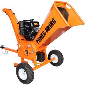 Power King 037229994179 5 Inch 14 Hp Kohler Engine Gas Powered Commercial Chipper Shredder Kit Electric