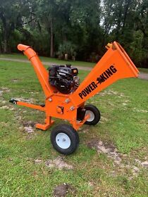 Pk0915-eh Power King 5inch 14hp Kohler Tow-behind Electric Start Wood Chipper Shredder