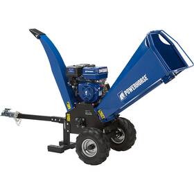 5636198 Powerhorse Towable Wood Chipper Shredder 420cc Ohv Engine 5 Inch Chipping