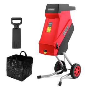 Db6610 Powersmart 840432700525 Electric Wood Chipper With Collecting Bag For Garden 15-amp