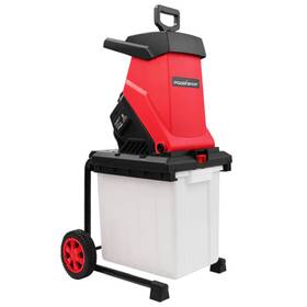 Ps12a Powersmart 15amp Electric Wood Chipper Leaf Mulcher With Collection Bin
