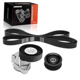 Premiumpartswhosale Aptbk063 Engine Serpentine Belt Drive Kit Compatible With Mercedes-benz C240 C55 Amg