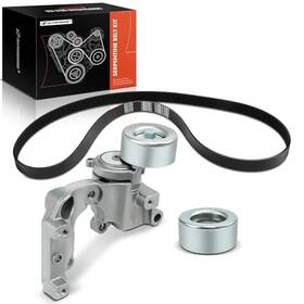 Premiumpartswhosale Aptbk096 Engine Serpentine Belt Drive Kit Compatible With Lexus Is250 2011-2015 2.5l