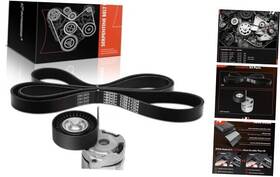 Premiumpartswhosale Aptbk105 Engine Serpentine Belt Drive Kit Compatible With Subaru Forester 2014-2018