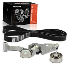 Aptbk195 Premiumpartswhosale Engine Serpentine Belt Drive Kit With Tensioner And Idler Pulley Compatible