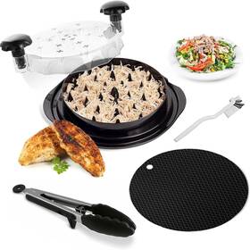 Primeease Living 198168942024 Chicken Shredder Tool Twist 10 Inch - Large Capacity Meat With Non-slip