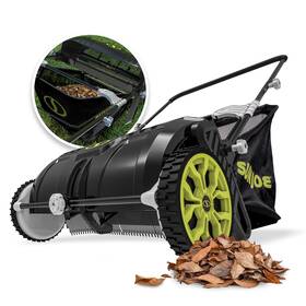 Sdj601ls Sun Joe Manual Leaf Sweeper With 22-gal Collection Bag 21-inch