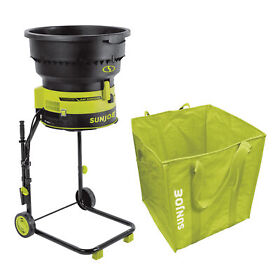 Sdj617e-max Sun Joe Bladeless Electric Leaf Mulcher Shredder Debris Bag