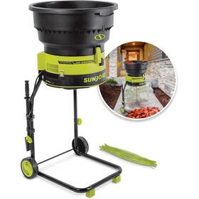 Sdj617e-u-a Sun Joe 15-amp Bladeless 8 000 Rpm Electric Leaf Mulcher Black/green Open Box