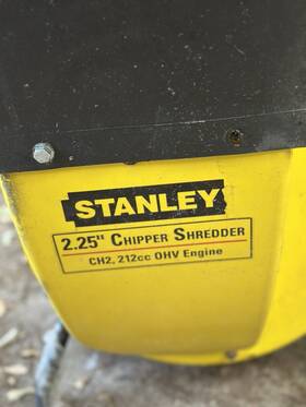 Guo083 Superhandy Stanley Leaf Mulcher/small Limb Shredder Machine/ Used/ Excellent Condition