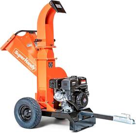 Superhandy Guo141 Towable Wood Chipper 4 Inch Chipping Capacity 15hp Gas Engine
