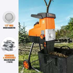 Bhd036118664022 Tacklife Electric Wood Chipper/shredder 1.77-inch 15a-110v Good Condition