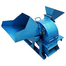 021581-21 Techtongda Two Inlet Tree Branch&leaf Crusher Electric Wood Sawdust Crush Machine 220v