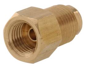 58356 The Hillman Group 008236187748 Brass Inverted Flare Fitting Conversion Adapter 5-pack
