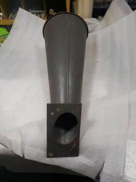 1186328 Troy-bilt #1186328 Wood Chipper Chute Cone Part See Picture Need Repair As Is